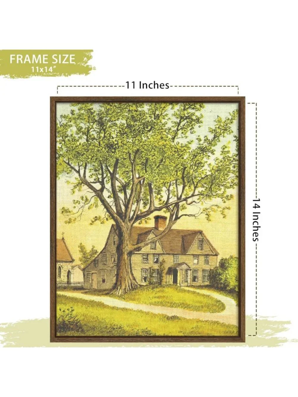 11x14 Brown Canvas Floater Frame - 0.9